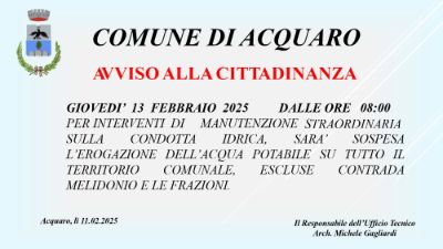 2025-02-11-AVVISO interruzione idrica